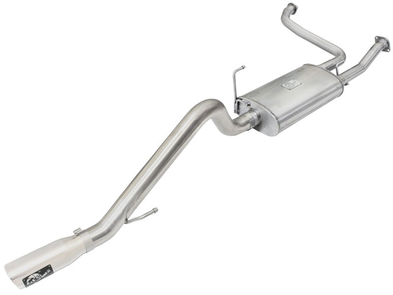 aFe MACHForce XP Exhaust Cat-Back 2.5/3in SS-409 w/ Polished Tip 05-15 Nissan Xterra V6 4.0L aFe