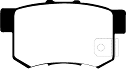 EBC 97 Acura CL 2.2 Greenstuff Rear Brake Pads - eliteracefab.com