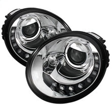 Load image into Gallery viewer, Spyder Volkswagen Beetle 1998-2005 Projector Headlights DRL Chrome PRO-YD-VB98-DRL-C - eliteracefab.com