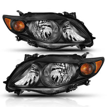 Load image into Gallery viewer, ANZO 2009-2010 Toyota Corolla Crystal Headlight Black Amber - eliteracefab.com