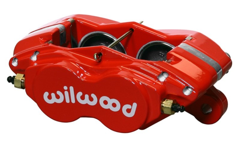 Wilwood Caliper-Forged Dynalite-M-Red 1.75in Pistons .81in Disc Wilwood