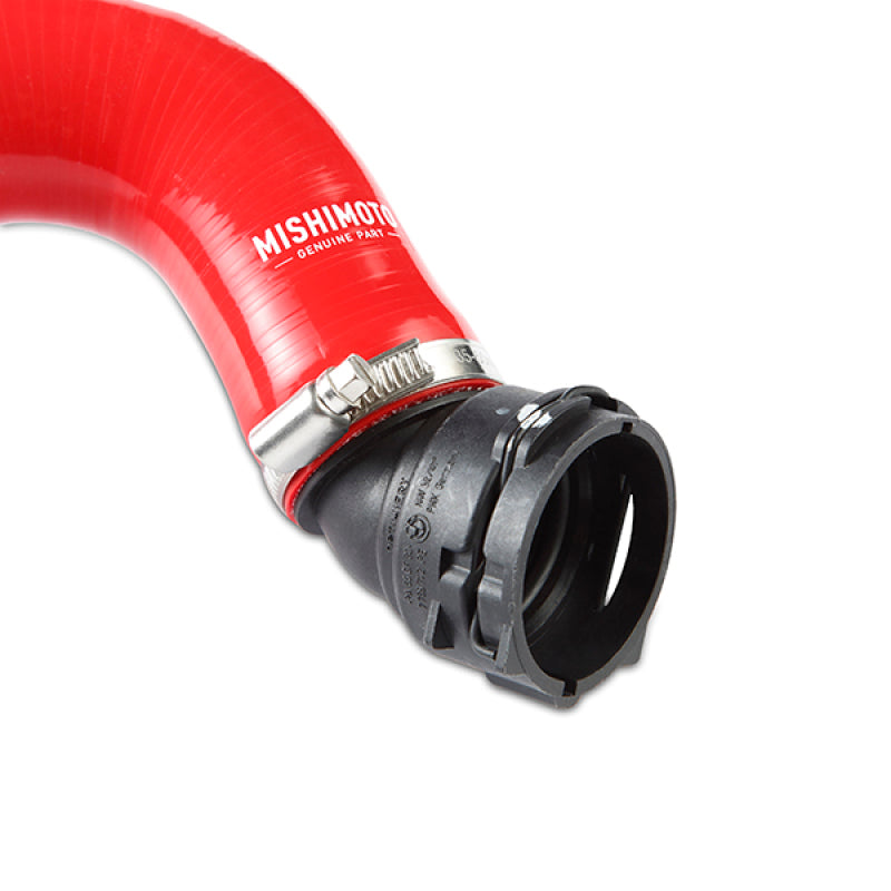 Mishimoto 15+ Ford Mustang GT Red Silicone Upper Radiator Hose - eliteracefab.com