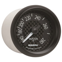 Load image into Gallery viewer, Autometer GT Series 52mm Mechanical 140-280 Deg F Water Temperature Gauge