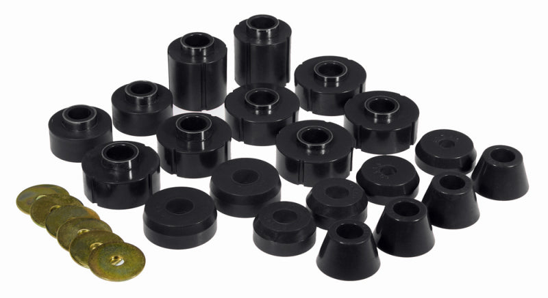 Prothane 80-96 Ford F100/350 2/4wd Body Mount - Black - eliteracefab.com