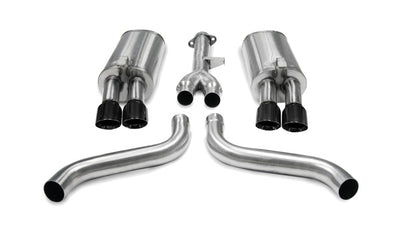 Corsa 86-91 Chevrolet Corvette C4 5.7L V8 L98 Black Sport Cat-Back Exhaust CORSA Performance