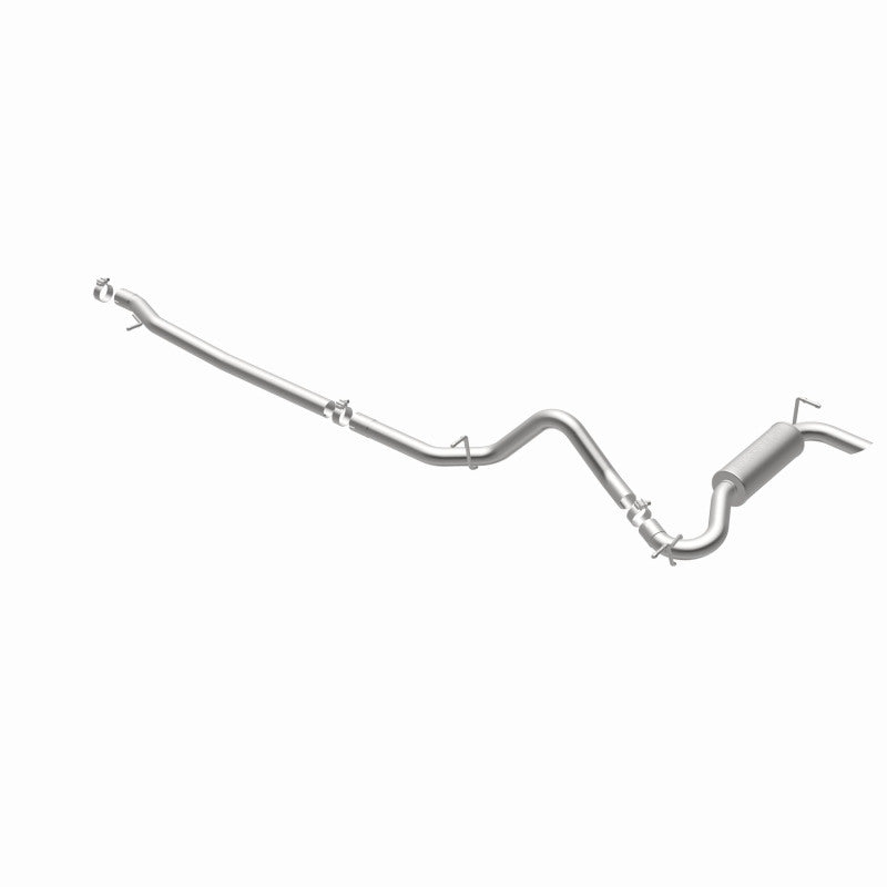 MagnaFlow 12-14 Jeep Wrangler 4dr Single Straight Rear P/S Exit Stainless C/B Performance Exhaust Magnaflow