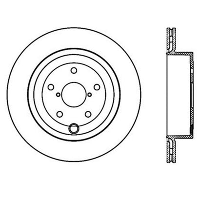 StopTech Power Slot 08-10 Subaru Impreza STi Rear Left Slotted Rotor - eliteracefab.com