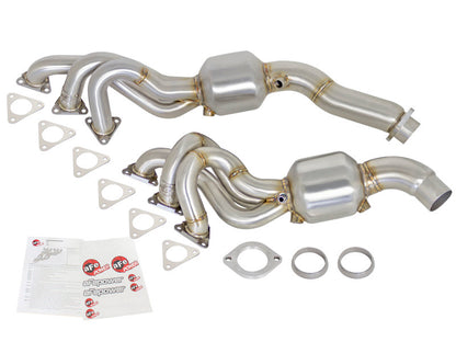 aFe Twisted Steel Headers (Catted) 01-06 BMW M3 L6-3.2L S54 aFe