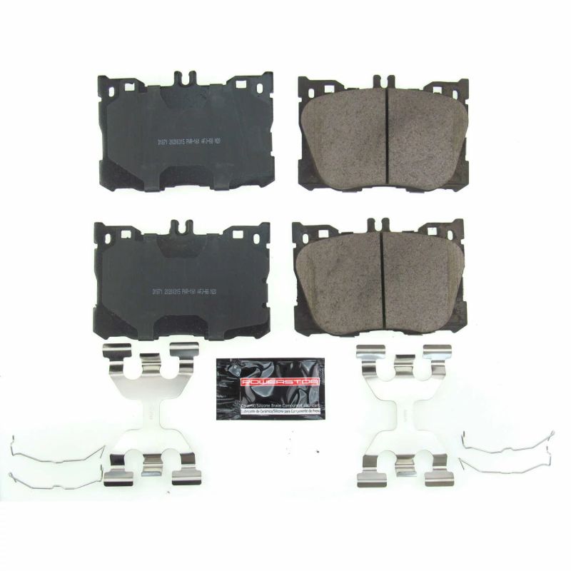 Power Stop 17-18 Mercedes-Benz C43 AMG Front Z23 Evolution Sport Brake Pads w/Hardware - eliteracefab.com