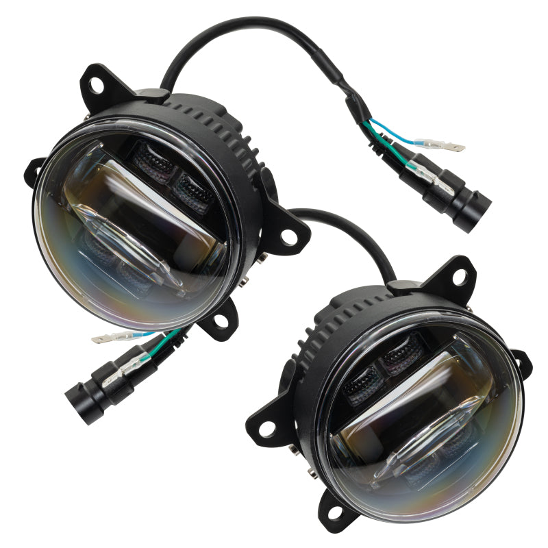 Oracle 4in High Performance LED Fog Light (Pair) - 6000K - eliteracefab.com