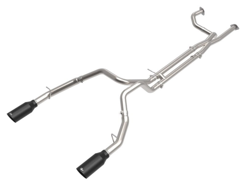 aFe Vulcan Series 3in 304SS Cat-Back Exhaust 21+ Ram 1500 TRX V8-6.2L w/ Black Tips - eliteracefab.com