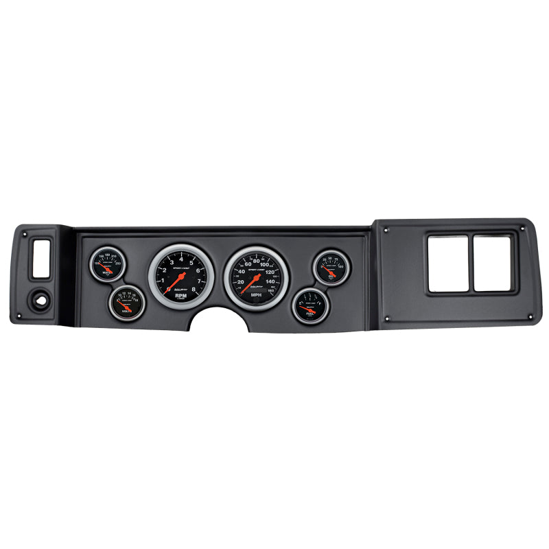 Autometer Sport-Comp 79-81 Camaro Dash Kit 6pc Tach / MPH / Fuel / Oil / WTMP / Volt 7023-SC