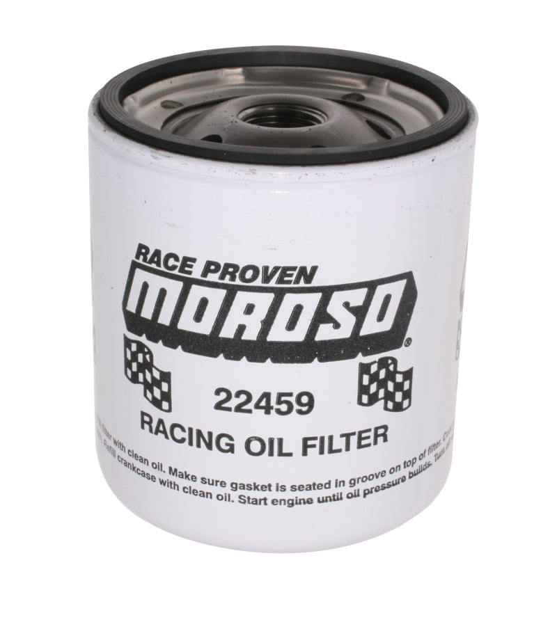 Moroso Chevrolet 13/16in Thread 4-9/32in Tall Oil Filter - Racing