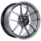 BBS RF 18x8.5 5x114.3 ET50 Diamond Black Wheel - 82mm PFS Required