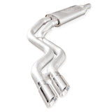 STAINLESS WORKS 3in Mid-Side Exit Exhaust with Y-Pipe for OEM Headers Ford Raptor Supercrew 6.2L 11-14