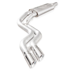 STAINLESS WORKS 3in Mid-Side Exit Exhaust with Y-Pipe for OEM Headers Ford Raptor Supercrew 6.2L 11-14 - eliteracefab.com