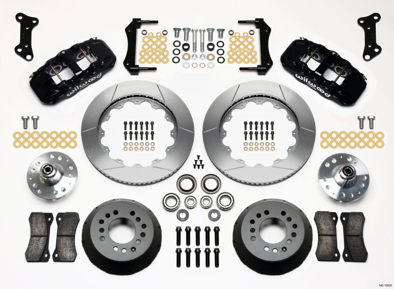 Wilwood AERO6 Front Hub Kit 14.00 67-69 Camaro 64-72 Nova Chevelle Wilwood