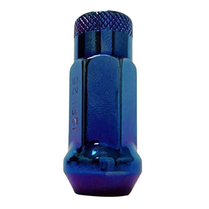 WHEEL MATE MUTEKI SR48 OPEN END LUG NUTS – BLUE 12×1.50 48MM - eliteracefab.com