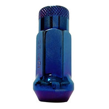 Load image into Gallery viewer, WHEEL MATE MUTEKI SR48 OPEN END LUG NUTS – BLUE 12×1.50 48MM - eliteracefab.com