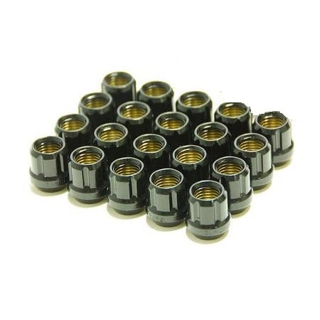 WHEEL MATE MUTEKI OPEN END LUG NUTS – DEEP BLACK 12×1.50 - eliteracefab.com