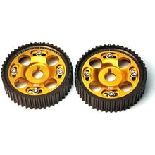 Load image into Gallery viewer, Brian Crower Adjustable Cam Gears ARP Fastener Bolts Pair Black Honda B Series - eliteracefab.com