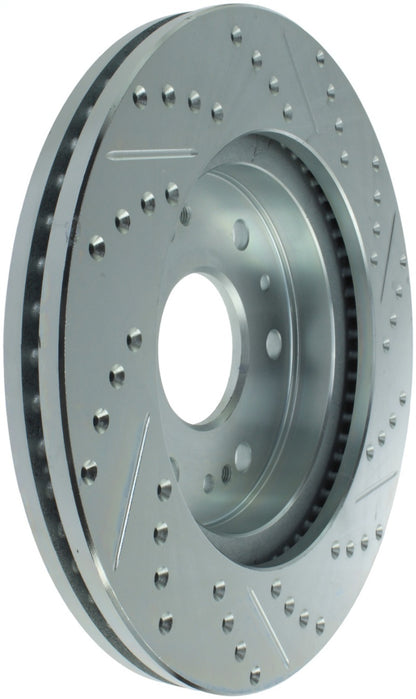 StopTech Select Sport 07-11 GM Silverado 1500 Slotted and Drilled Right Front Rotor - eliteracefab.com