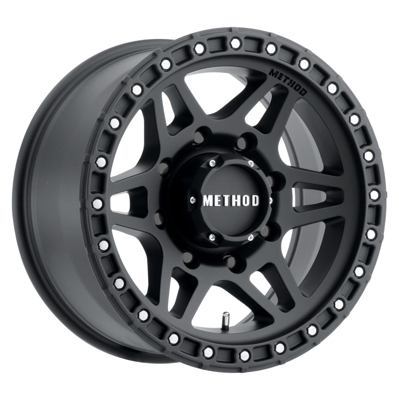 Method MR312 18x9 +18mm Offset 8x6.5 130.81mm CB Matte Black Wheel - eliteracefab.com