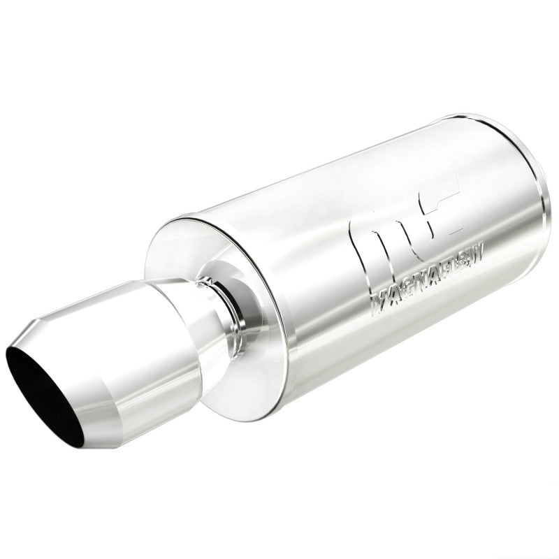 MagnaFlow Muffler W/Tip Mag SS 14X7X7 2.25/4. Magnaflow