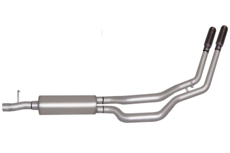 Gibson 17-18 Ford F-250 Super Duty XLT 6.2L 2.5in Cat-Back Dual Sport Exhaust - Stainless Gibson