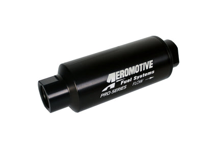 Aeromotive Fuel Filter Pro-Series ORB-12 100 Micron Black - eliteracefab.com