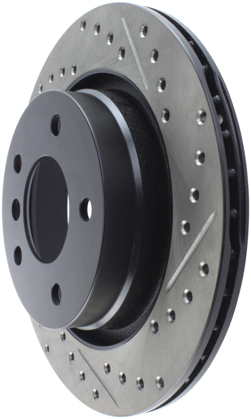 StopTech Power Slot 00 BMW 323 / 01-07 325 / 99-00 328 Series Rear Left Drilled & Slotted Rotor Stoptech