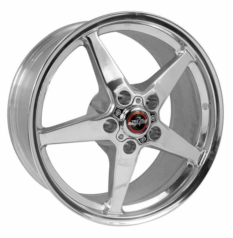 Race Star 92 Drag Star 17x4.50 5x5.00bc 1.75bs Direct Drill Polished Wheel - eliteracefab.com