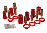 Energy Suspension 59-64 Bel Air/Impala / 64 El Camino (w/ Single U/A) Red Rear C/A Bushing Set