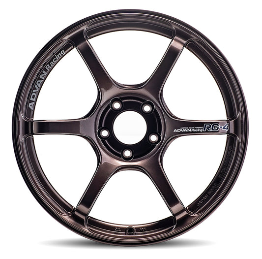 ADVAN Racing RG-4 18x8 +44 5x114.3 Wheel - Copper Bronze - YA48G44ECB
