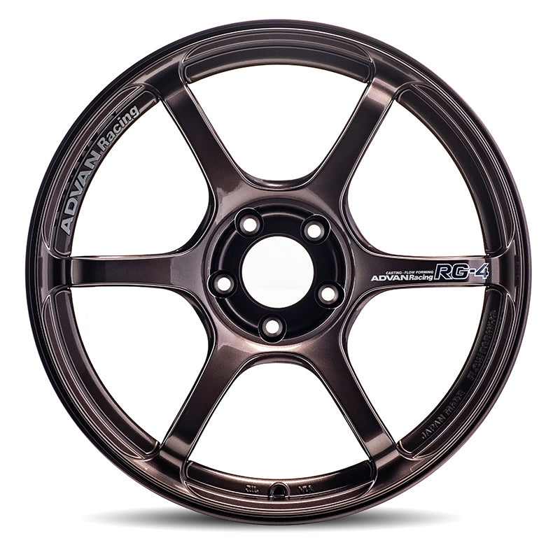 Advan YA48H37ECB RG-4 18x8.5 +37 5-114.3 Racing Copper Bronze Wheel