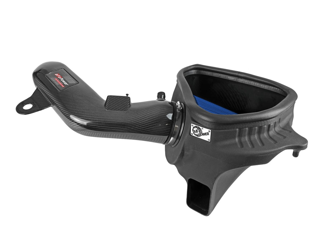 aFe Track Series Carbon Fiber Intake w/Pro 5R Filter BMW M2 (F87) 16-18 L6-3.0L (t) N55 - eliteracefab.com