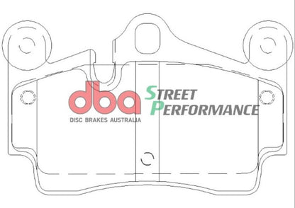 DBA Street Performance Rear Brake Pads - DB1677SP DBA