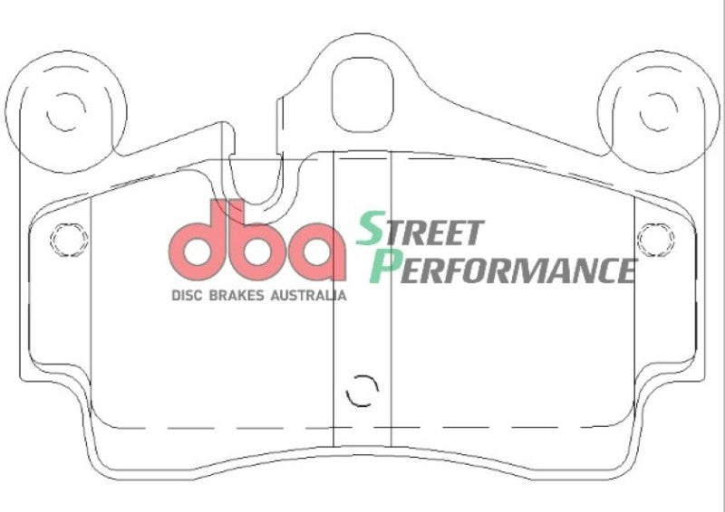 DBA Street Performance Rear Brake Pads - DB1677SP