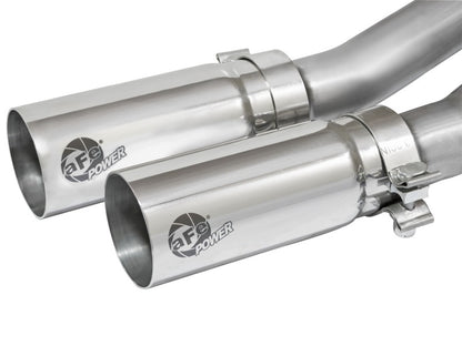 aFe Rebel Series CB Middle-Side Exit SS Exhaust w/ Polished Tips 09-16 GM Silverado/Sierra V6/V8 aFe