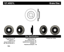 Load image into Gallery viewer, STOPTECH 90-01 ACURA INTEGRA (EXC. TYPE R) / 01-05 HONDA CIVIC / 07+ HONDA FIT / 93-97 DEL SOL VTEC, 127.40021L - eliteracefab.com