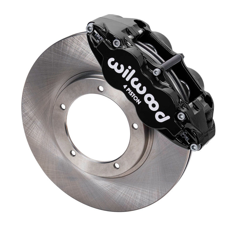 Wilwood 69-83 Porsche 911 Front Superlite Brake Kit 3.5in MT Plain Face - Black Wilwood