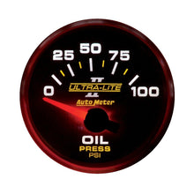 Load image into Gallery viewer, Autometer Ultra-Lite II 52mm 0-100 PSI Electrical Oil Pressure Gauge