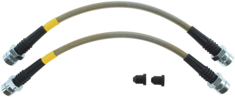 STOPTECH 06-12 AUDI A3/08-13 TT QUATTRO / 05-12 VW JETTA REAR STAINLESS STEEL BRAKE LINE KIT, 950.33515 - eliteracefab.com