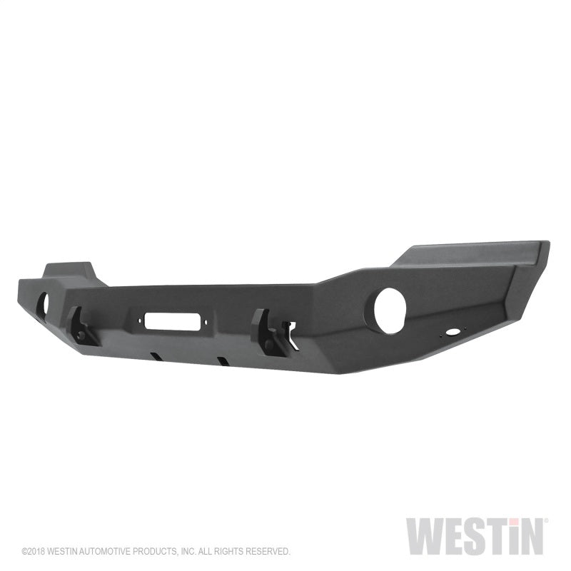 Westin 07-18 Jeep Wrangler JK WJ2 Full Width Front Bumper - Tex. Blk Westin