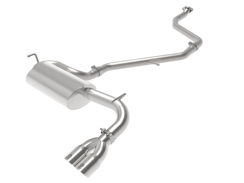 aFe POWER Takeda 2in to 2-1 304 SS Cat-Back Exhaust w/ Polished Tips 11-17 Lexus CT200h 1.8L aFe