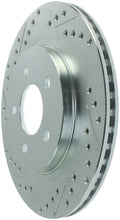 Load image into Gallery viewer, StopTech Select Sport 05-10 Ford Mustang GT Slotted and Drilled Rear Right Rotor - eliteracefab.com