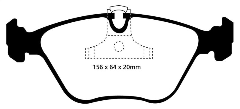 YellowStuff Front Brake Pads - DP41089R EBC