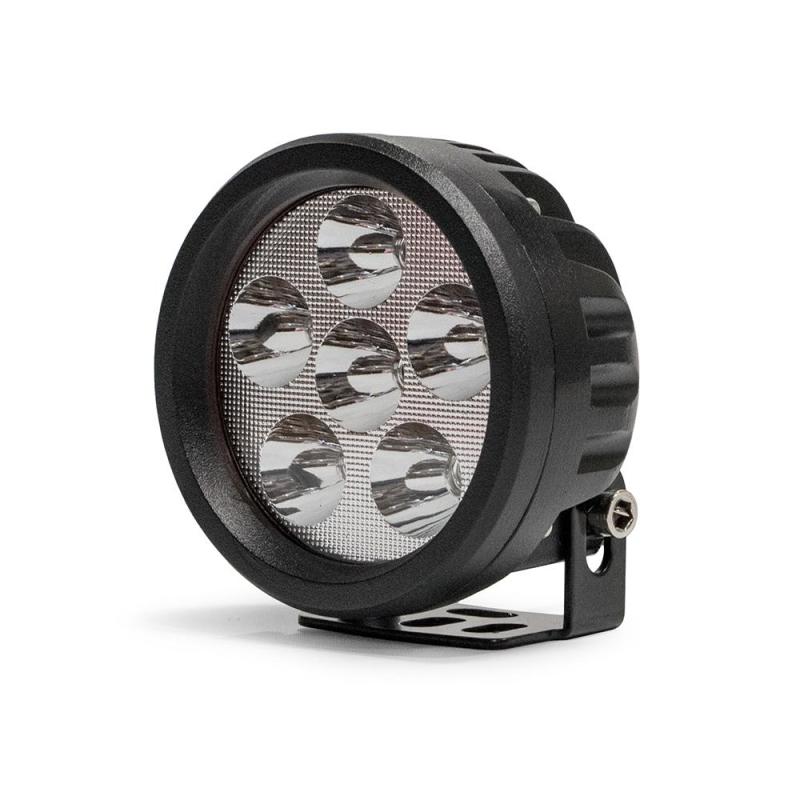 DV8 Offroad 3.5in Round 16W Driving Light Spot 3W LED - Black - eliteracefab.com