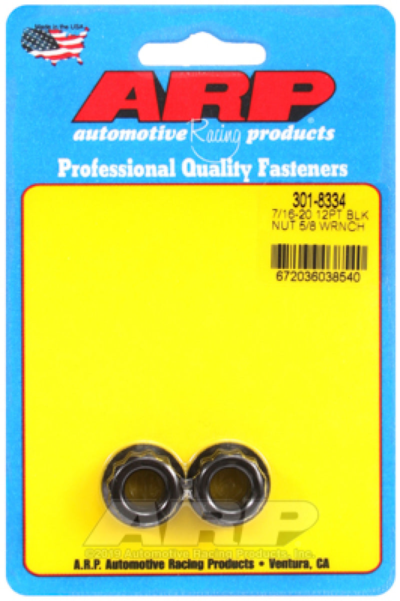ARP 7/16in-20 5/8 Socket 12pt Nut Kit ARP