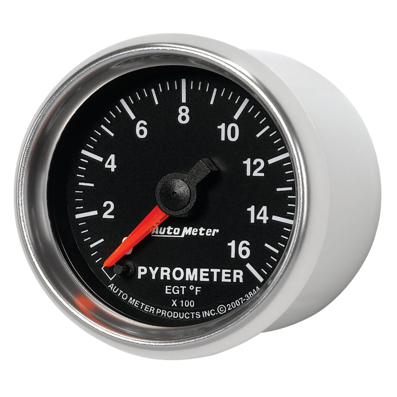 Autometer GS 0-1600 degree F Full Sweep Electronic Pyrometer Gauge 3844